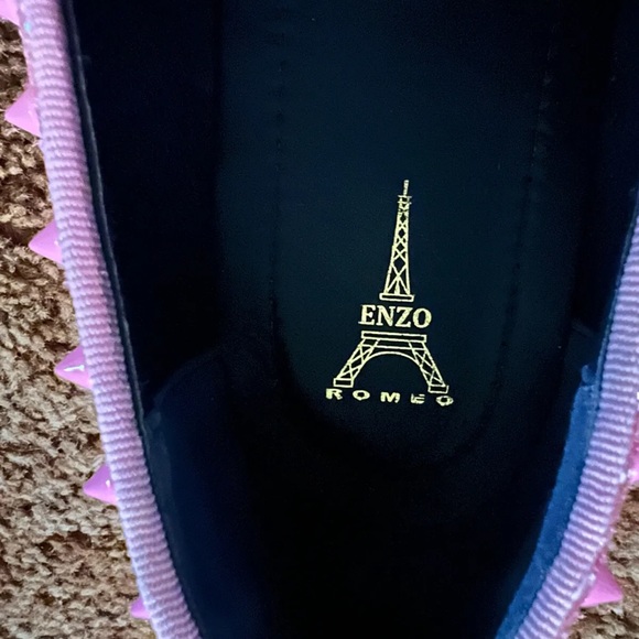 Enzo Romeo SPK09 Men's Vintage Spike Dress Loafers Slip On Tuxedo Dre - Picture 5 of 8